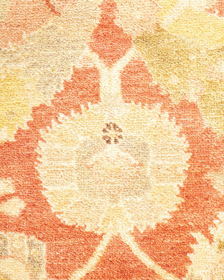 Contemporary Eclectic Green Wool Area Rug 8' 1" x 10' 1" - Solo Rugs