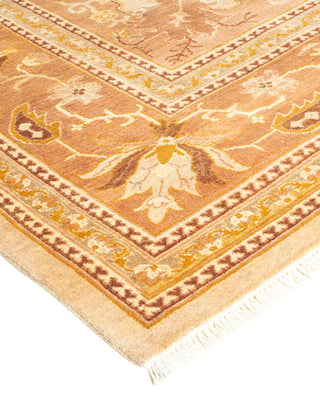 Contemporary Eclectic Ivory Wool Area Rug 8' 3" x 10' 0" - Solo Rugs