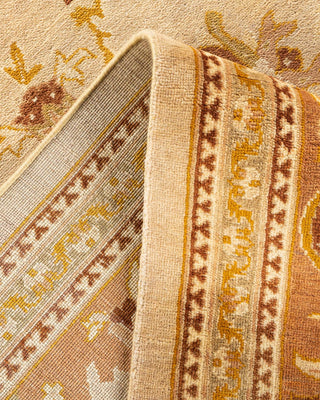 Contemporary Eclectic Ivory Wool Area Rug 8' 3" x 10' 0" - Solo Rugs