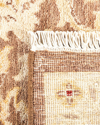 Contemporary Eclectic Brown Wool Area Rug 5' 10" x 8' 9" - Solo Rugs