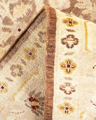 Contemporary Eclectic Brown Wool Area Rug 5' 10" x 8' 9" - Solo Rugs