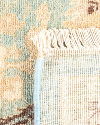 Contemporary Eclectic Light Blue Wool Area Rug 6' 3" x 8' 5" - Solo Rugs