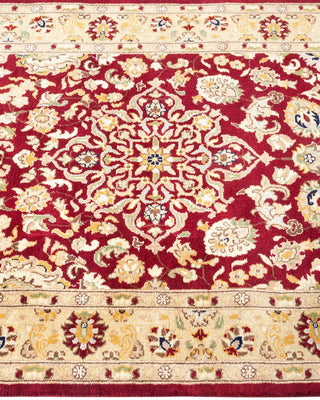 Traditional Mogul Red Wool Runner 2' 6" x 13' 6" - Solo Rugs
