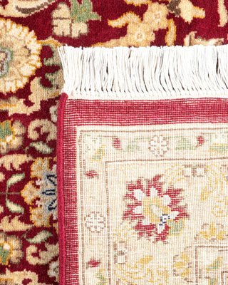 Traditional Mogul Red Wool Runner 2' 6" x 13' 6" - Solo Rugs