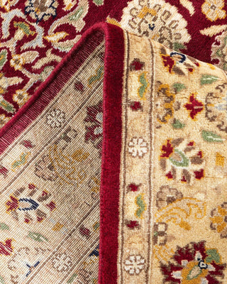 Traditional Mogul Red Wool Runner 2' 6" x 13' 6" - Solo Rugs