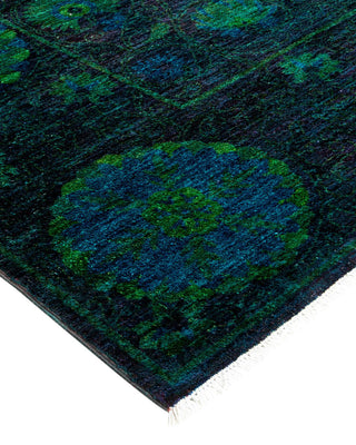 Contemporary Fine Vibrance Red Wool Area Rug 6' 1" x 8' 10" - Solo Rugs