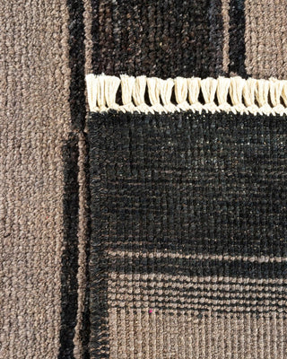 Bohemian Moroccan Gray Wool Area Rug 8' 6" x 10' 1" - Solo Rugs