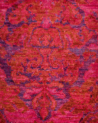 Contemporary Fine Vibrance Purple Wool Runner 2' 10" x 9' 10" - Solo Rugs