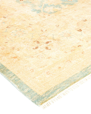 Contemporary Eclectic Light Blue Wool Area Rug 8' 0" x 10' 2" - Solo Rugs