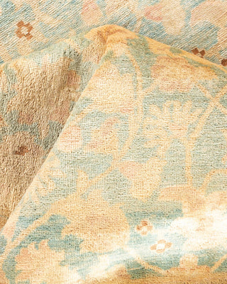 Contemporary Eclectic Light Blue Wool Area Rug 8' 0" x 10' 2" - Solo Rugs