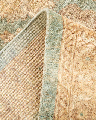 Contemporary Eclectic Light Blue Wool Area Rug 8' 2" x 9' 10" - Solo Rugs