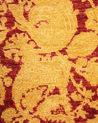 Traditional Mogul Red Wool Area Rug 5' 2" x 7' 10" - Solo Rugs