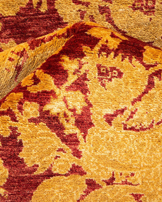 Traditional Mogul Red Wool Area Rug 5' 2" x 7' 10" - Solo Rugs