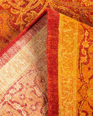 Traditional Mogul Orange Wool Runner 3' 0" x 9' 0" - Solo Rugs