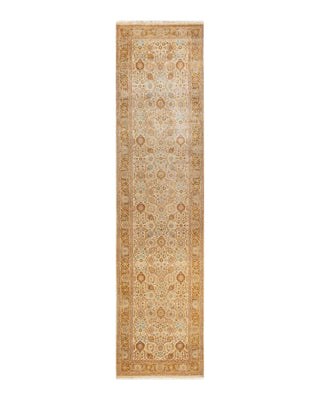Traditional Mogul Ivory Wool Runner 3' 0" x 12' 4" - Solo Rugs