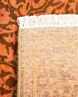 Traditional Mogul Yellow Wool Runner 2' 7" x 13' 9" - Solo Rugs