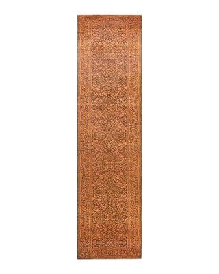 Traditional Mogul Yellow Wool Runner 2' 7" x 13' 9" - Solo Rugs