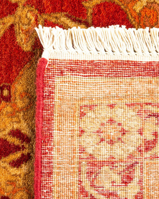 Traditional Mogul Orange Wool Runner 2' 7" x 10' 3" - Solo Rugs