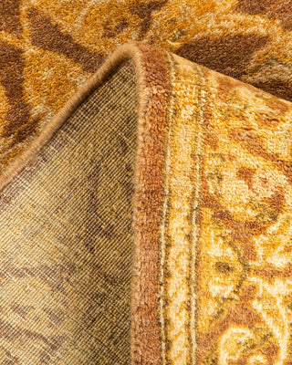 Traditional Mogul Yellow Wool Area Rug 2' 7" x 4' 5" - Solo Rugs