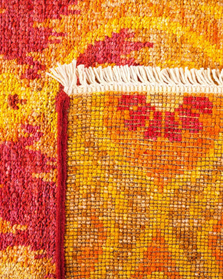 Contemporary Modern Yellow Wool Area Rug 8' 1" x 10' 2" - Solo Rugs