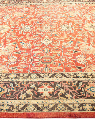 Eclectic, One-of-a-Kind Hand-Knotted Area Rug - Orange, 7' 10" x 10' 2" - Solo Rugs