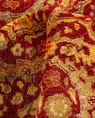 Traditional Mogul Red Wool Area Rug 5' 3" x 7' 10" - Solo Rugs