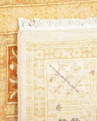 Traditional Mogul Ivory Wool Area Rug 4' 1" x 5' 10" - Solo Rugs