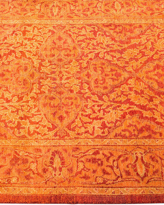 Traditional Mogul Orange Wool Runner 2' 6" x 15' 10" - Solo Rugs