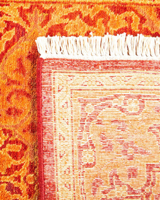 Traditional Mogul Orange Wool Runner 2' 6" x 15' 10" - Solo Rugs