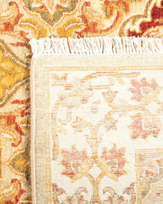 Traditional Mogul Ivory Wool Runner 2' 7" x 13' 3" - Solo Rugs