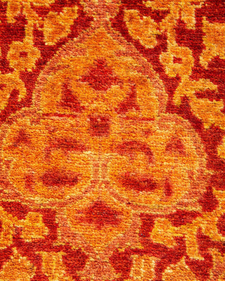Traditional Mogul Orange Wool Runner 2' 6" x 10' 8" - Solo Rugs
