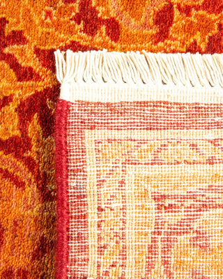 Traditional Mogul Orange Wool Runner 2' 6" x 10' 8" - Solo Rugs