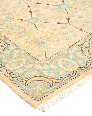Traditional Mogul Ivory Wool Runner 2' 8" x 12' 3" - Solo Rugs
