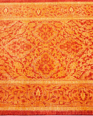 Traditional Mogul Orange Wool Runner 2' 7" x 9' 9" - Solo Rugs