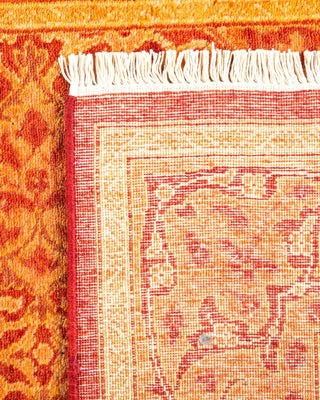 Traditional Mogul Orange Wool Runner 2' 7" x 9' 9" - Solo Rugs