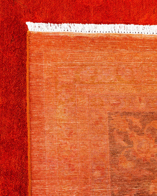 Fine Vibrance, One-of-a-Kind Handmade Area Rug - Orange, 15' 1" x 12' 2" - Solo Rugs