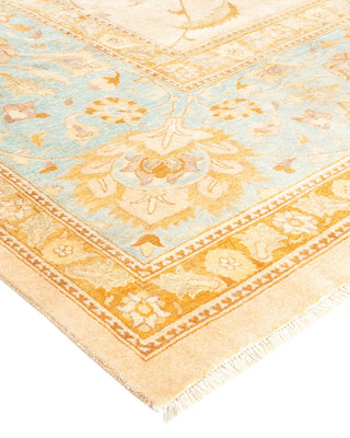 Traditional Mogul Ivory Wool Area Rug 12' 1" x 15' 6" - Solo Rugs