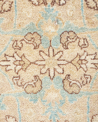 Traditional Mogul Ivory Wool Area Rug 10' 2" x 14' 1" - Solo Rugs