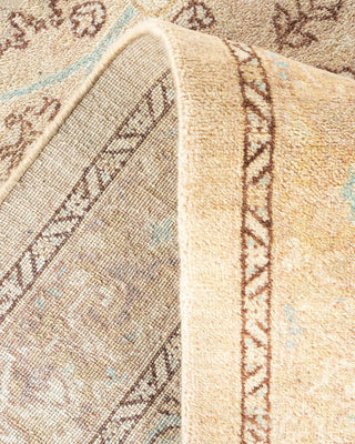 Traditional Mogul Ivory Wool Area Rug 10' 2" x 14' 1" - Solo Rugs