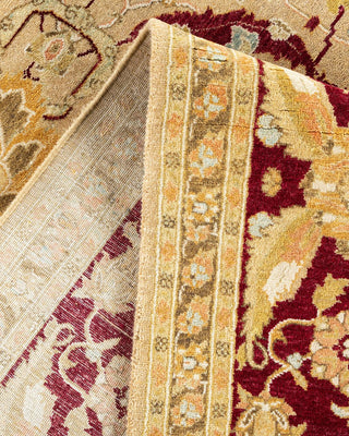 Traditional Mogul Yellow Wool Runner 8' 1" x 15' 3" - Solo Rugs
