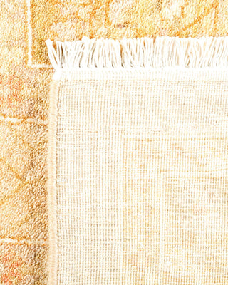 Traditional Mogul Ivory Wool Square Area Rug 8' 4" x 8' 10" - Solo Rugs