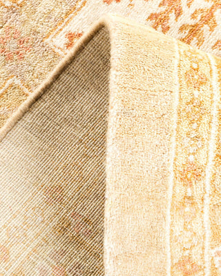 Traditional Mogul Ivory Wool Square Area Rug 8' 4" x 8' 10" - Solo Rugs