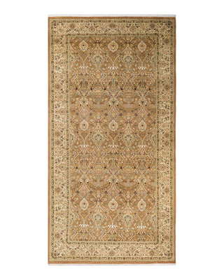 Traditional Mogul Brown Wool Runner 6' 0" x 11' 10" - Solo Rugs