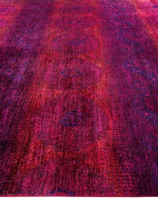 Vibrance, One-of-a-Kind Handmade Area Rug - Purple, 16' 6" x 9' 1" - Solo Rugs