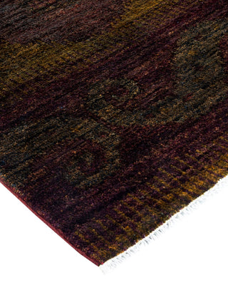 Contemporary Modern Purple Wool Area Rug 8' 10" x 12' 4" - Solo Rugs