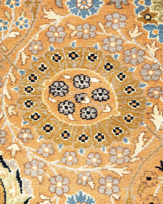 Traditional Mogul Brown Wool Runner 3' 0" x 11' 7" - Solo Rugs
