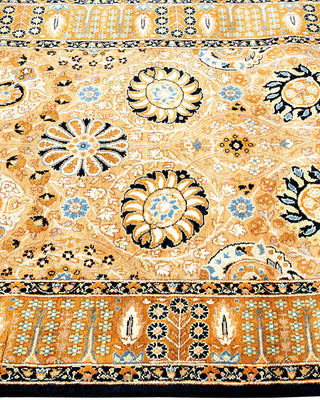 Traditional Mogul Brown Wool Runner 3' 0" x 11' 7" - Solo Rugs
