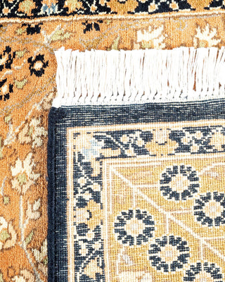 Traditional Mogul Brown Wool Runner 3' 0" x 11' 7" - Solo Rugs