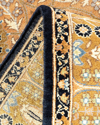 Traditional Mogul Brown Wool Runner 3' 0" x 11' 7" - Solo Rugs