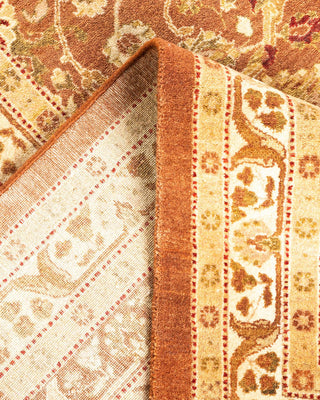 Traditional Mogul Yellow Wool Area Rug 12' 1" x 14' 9" - Solo Rugs